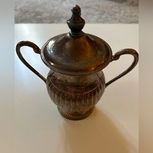 SUGAR BOWL SILVER PLATED VINTAGE